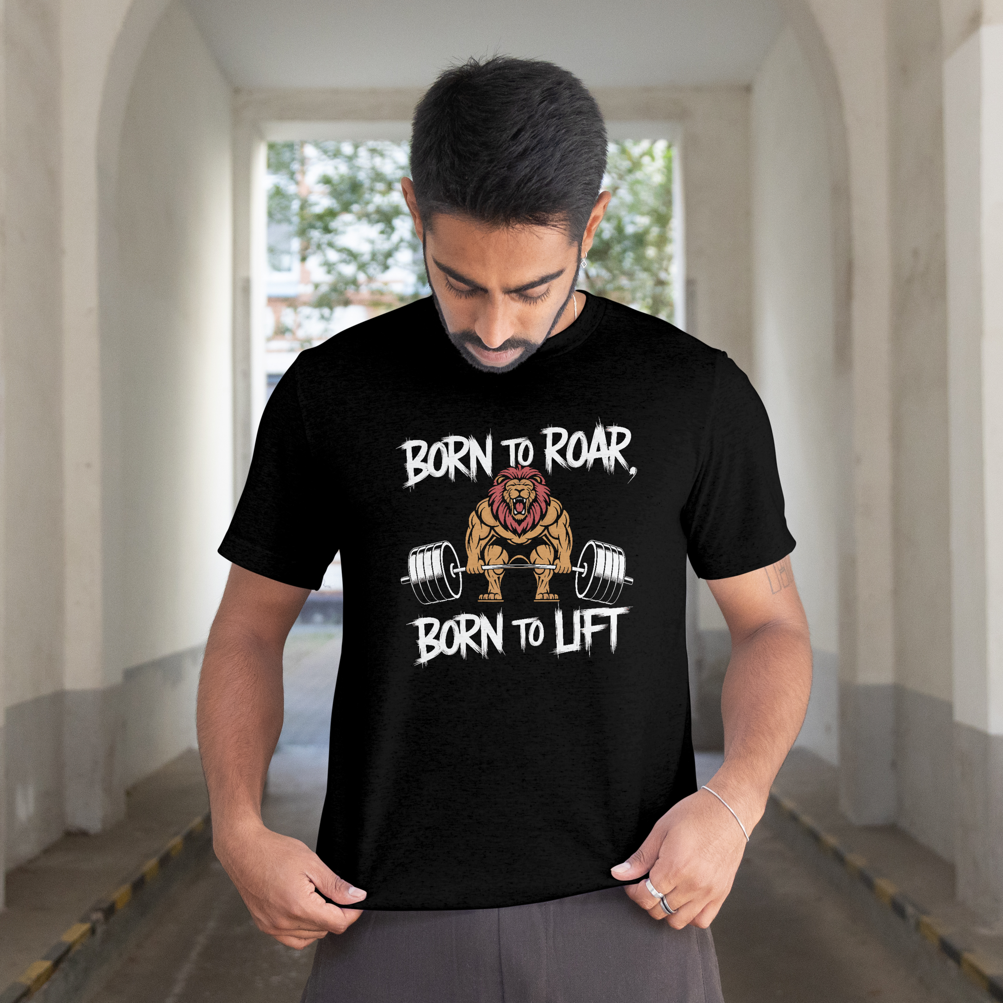 Born to Roar, Born to Lift Premium T-shirt